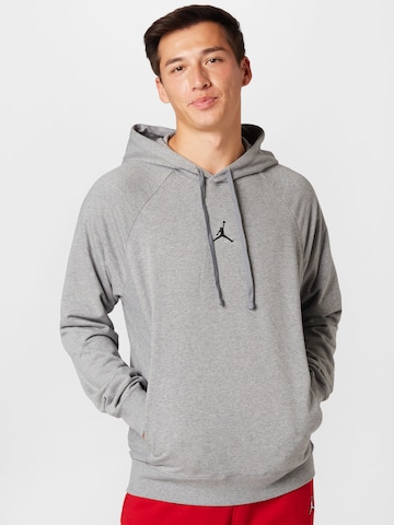 Sweat-shirt Jordan en gris : devant