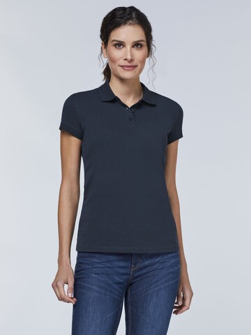 Expand Poloshirt in Blau: Vorderseite
