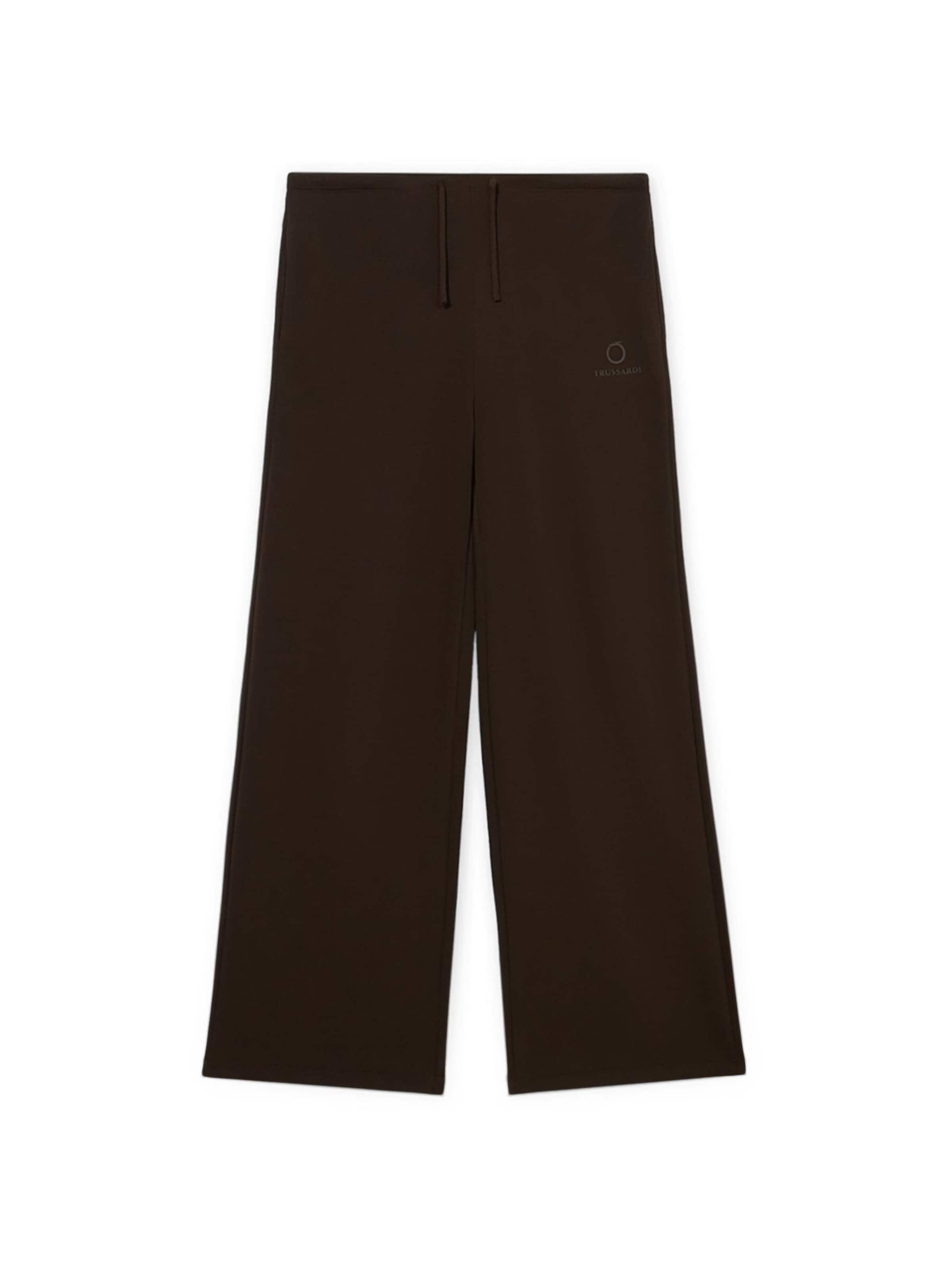 Trussardi - Pantalón en marrón: frente