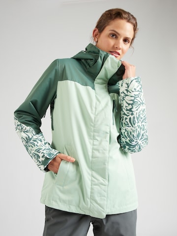 ROXYSportska jakna 'JETTY' - zelena boja: prednji dio