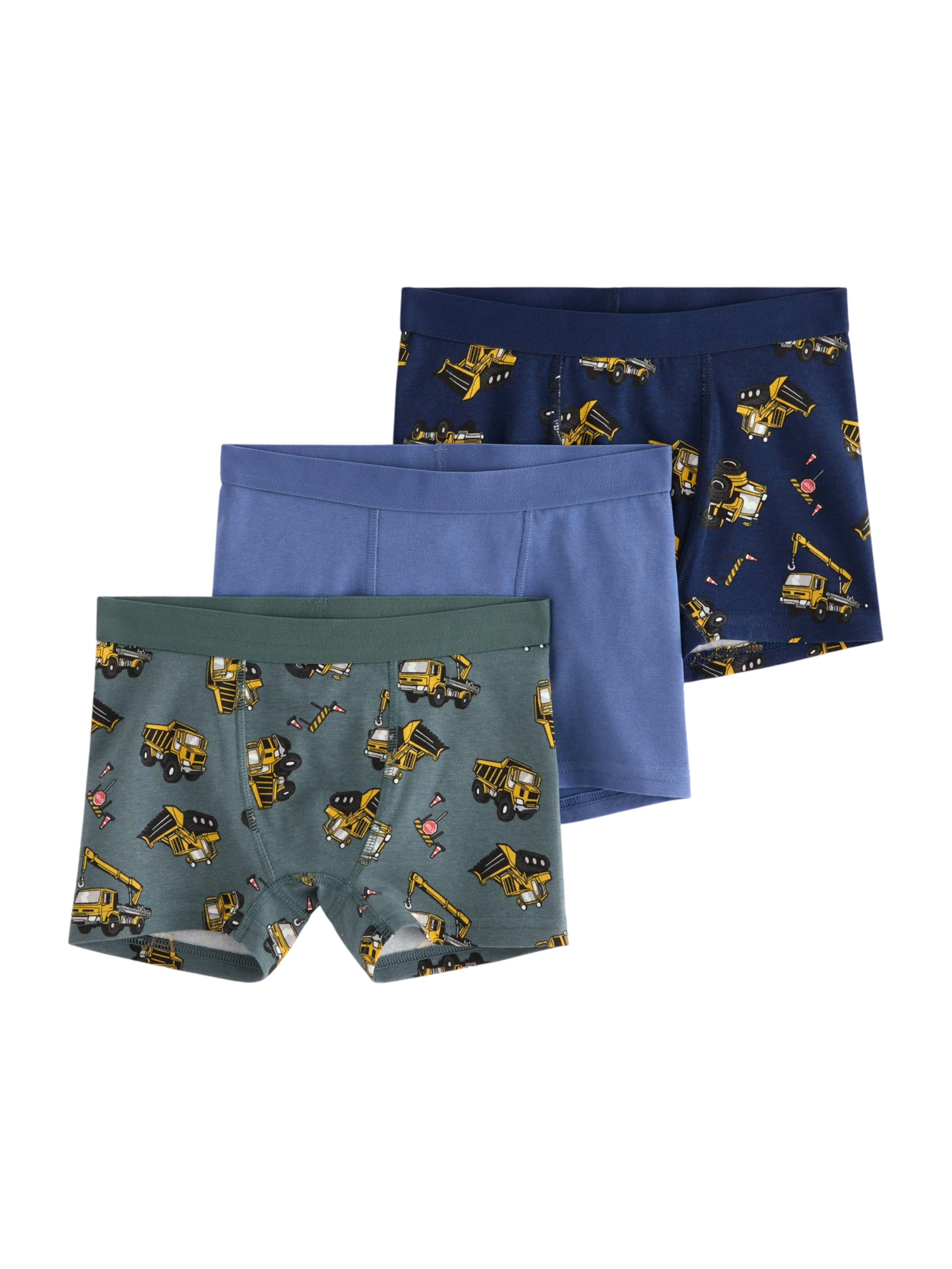 Lindex Σλιπ 'Work Vehicles' σε μπλε: μπροστά