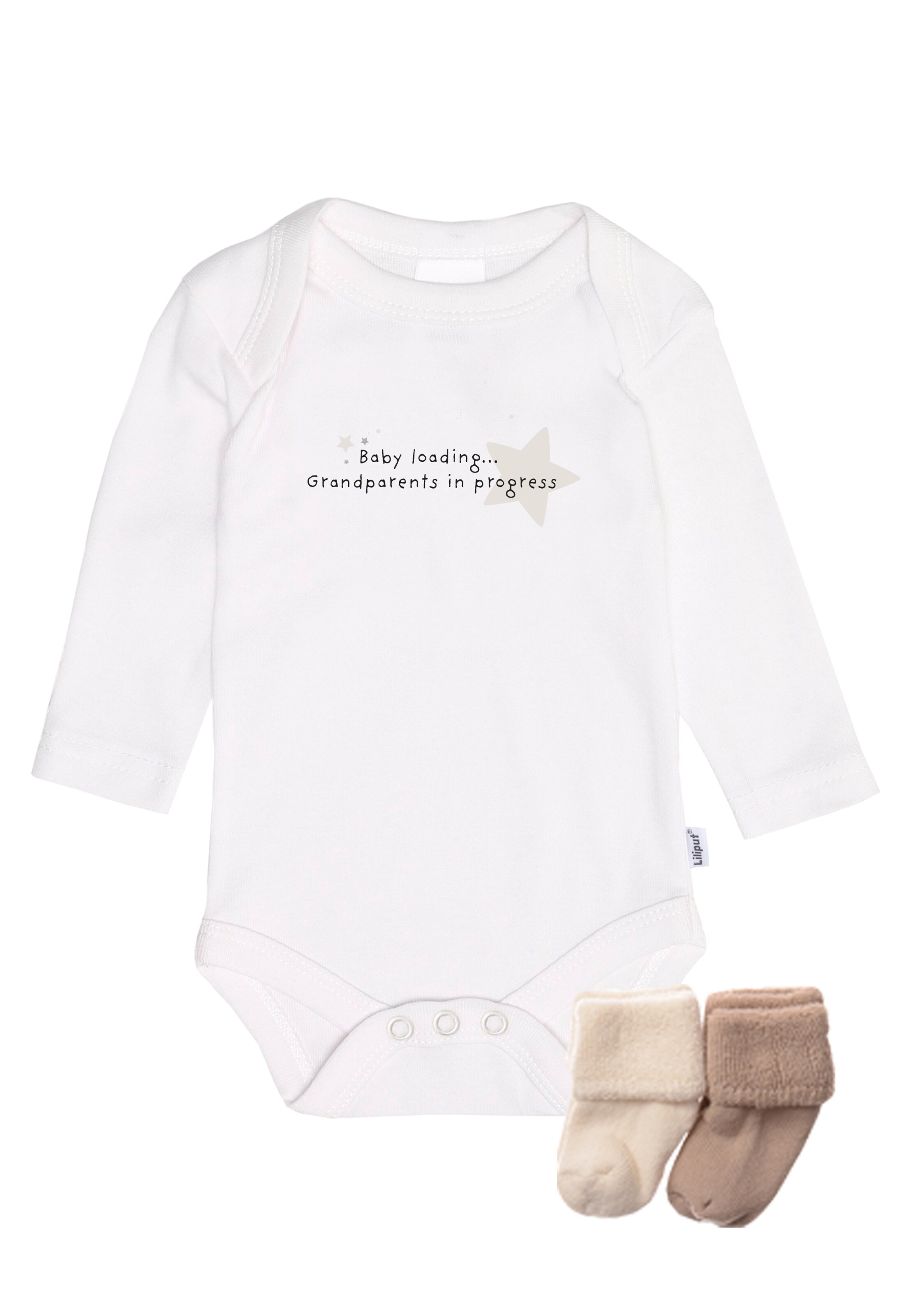 LILIPUT Set 'Baby loading Grandparents in progress' in White: front