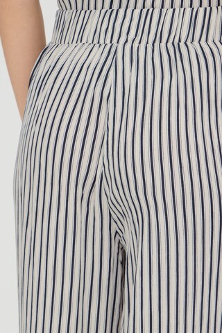 ICHI Wide Leg Hose 'IHMarrakech' in Blau
