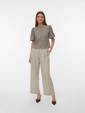 VERO MODA Bluse 'BESTIE' in Grau