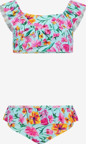 ZigZag Bikini in Blauw: voorkant