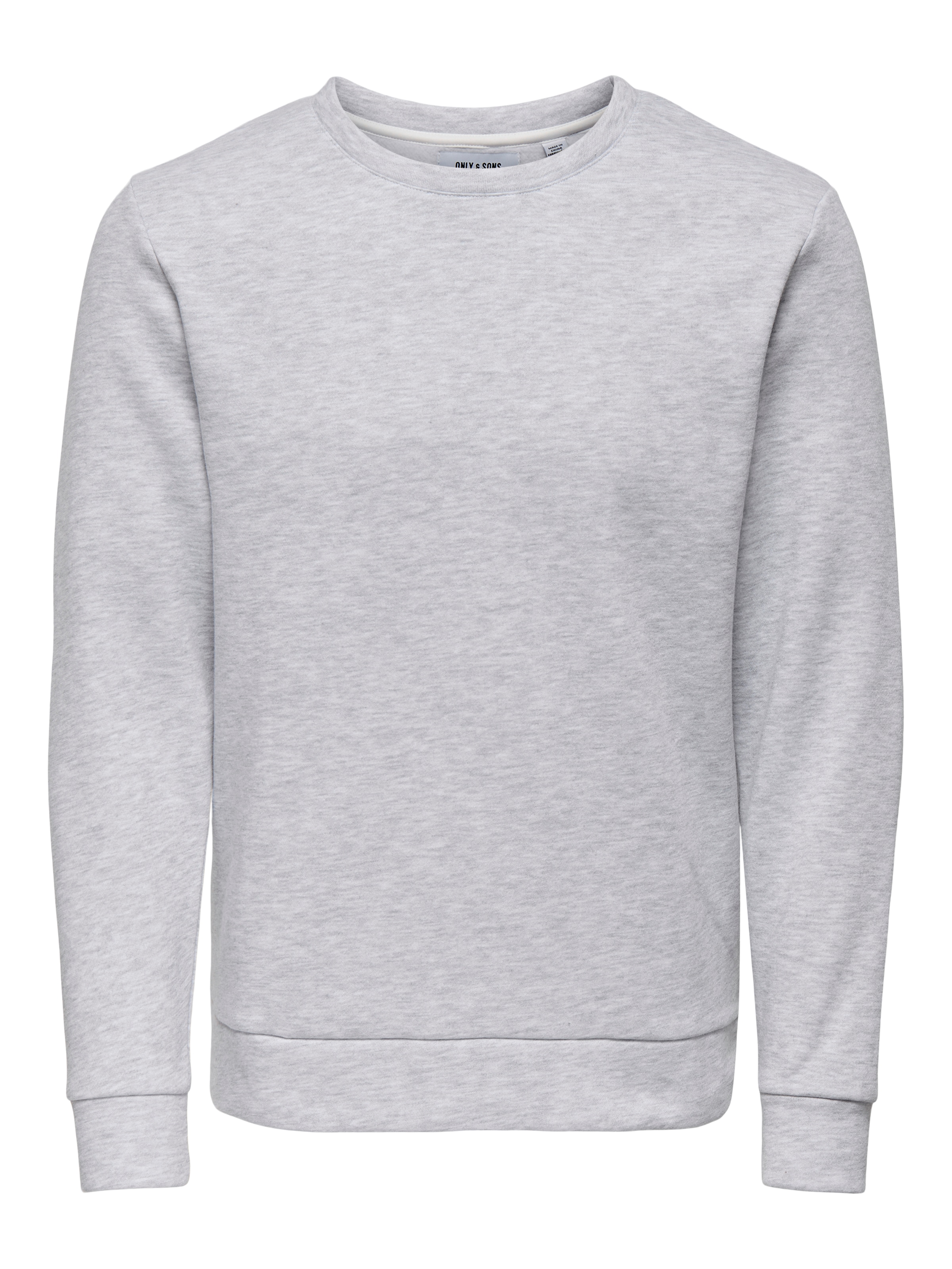 Only & Sons Sweatshirt in hellgrau, Produktansicht