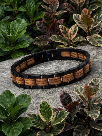 Holzwerk - Pulsera 'BORNSEE' en marrón