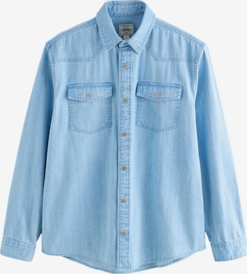 NextRegular Fit Košulja - plava boja: prednji dio
