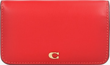 COACH Wallet in Red: front