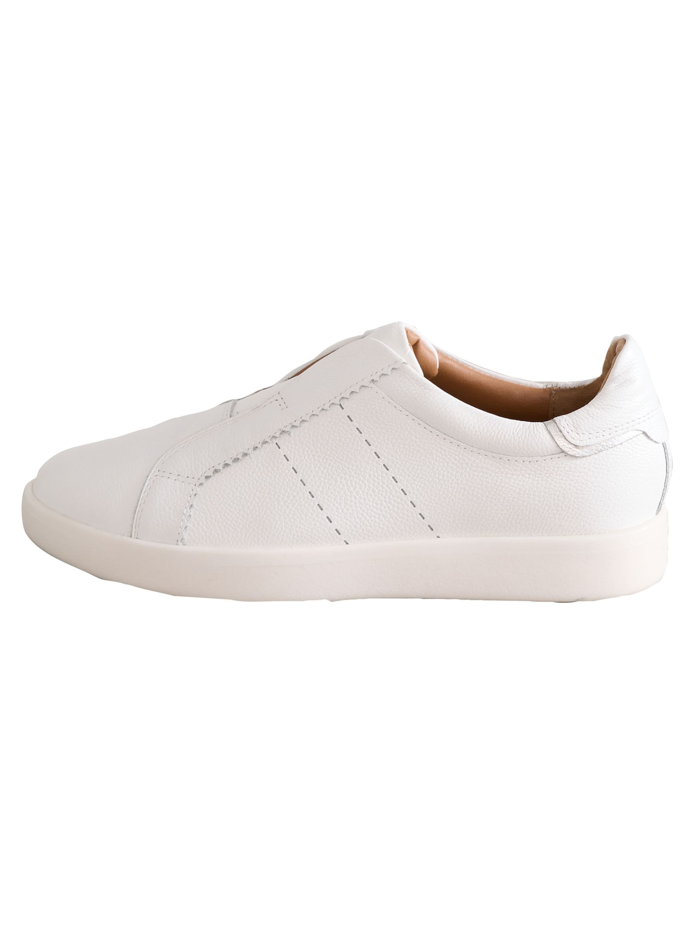 Next Slip on boty – bílá: přední strana