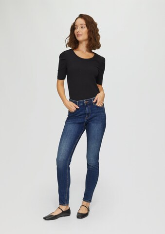 Skinny Jean 'Sadie' QS en bleu : devant