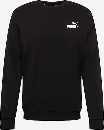 PUMA Sportsweatshirt 'Essentials' in Schwarz: predná strana