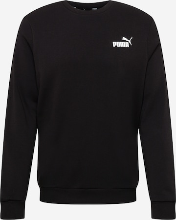 PUMA Athletic Sweatshirt 'Essentials' in Black: front