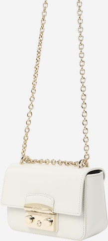 FURLA - Bolso de hombro 'METROPOLIS' en blanco: frente