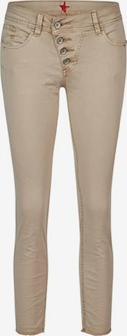 Buena Vista Regular Broek in Beige: voorkant