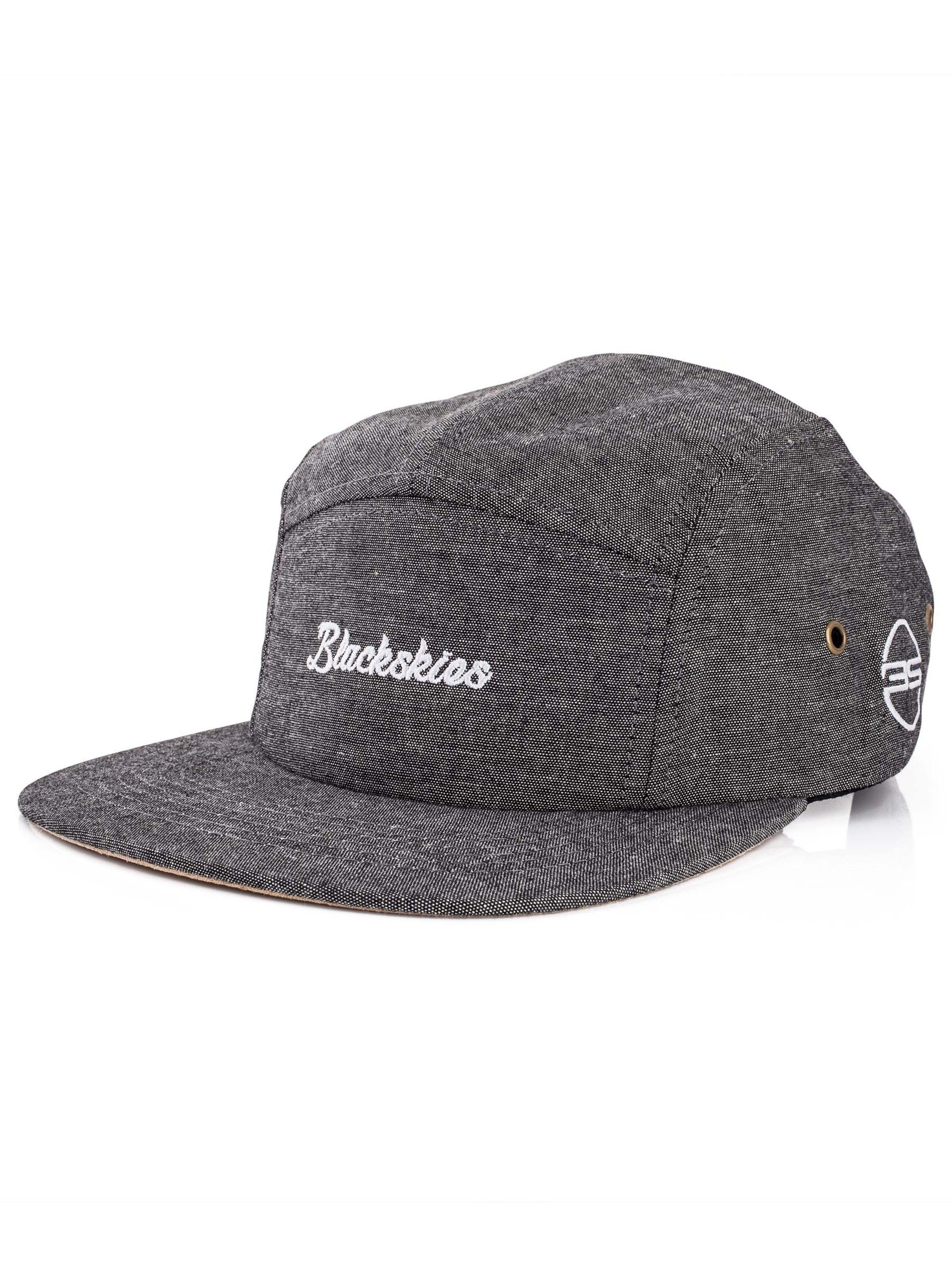 Blackskies Cap 'Port 5-Panel'‌‌‌‌ in Grau: Vorderseite