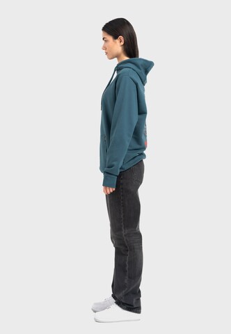 Oldskull Sweater 'Asian Neon Djane' in Blue