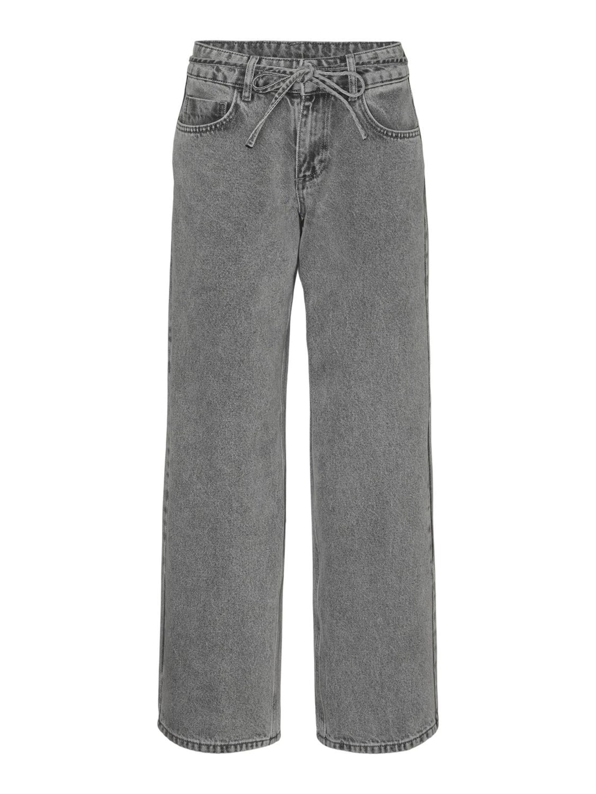 SOMETHINGNEW Regular Jeans in Grey: front
