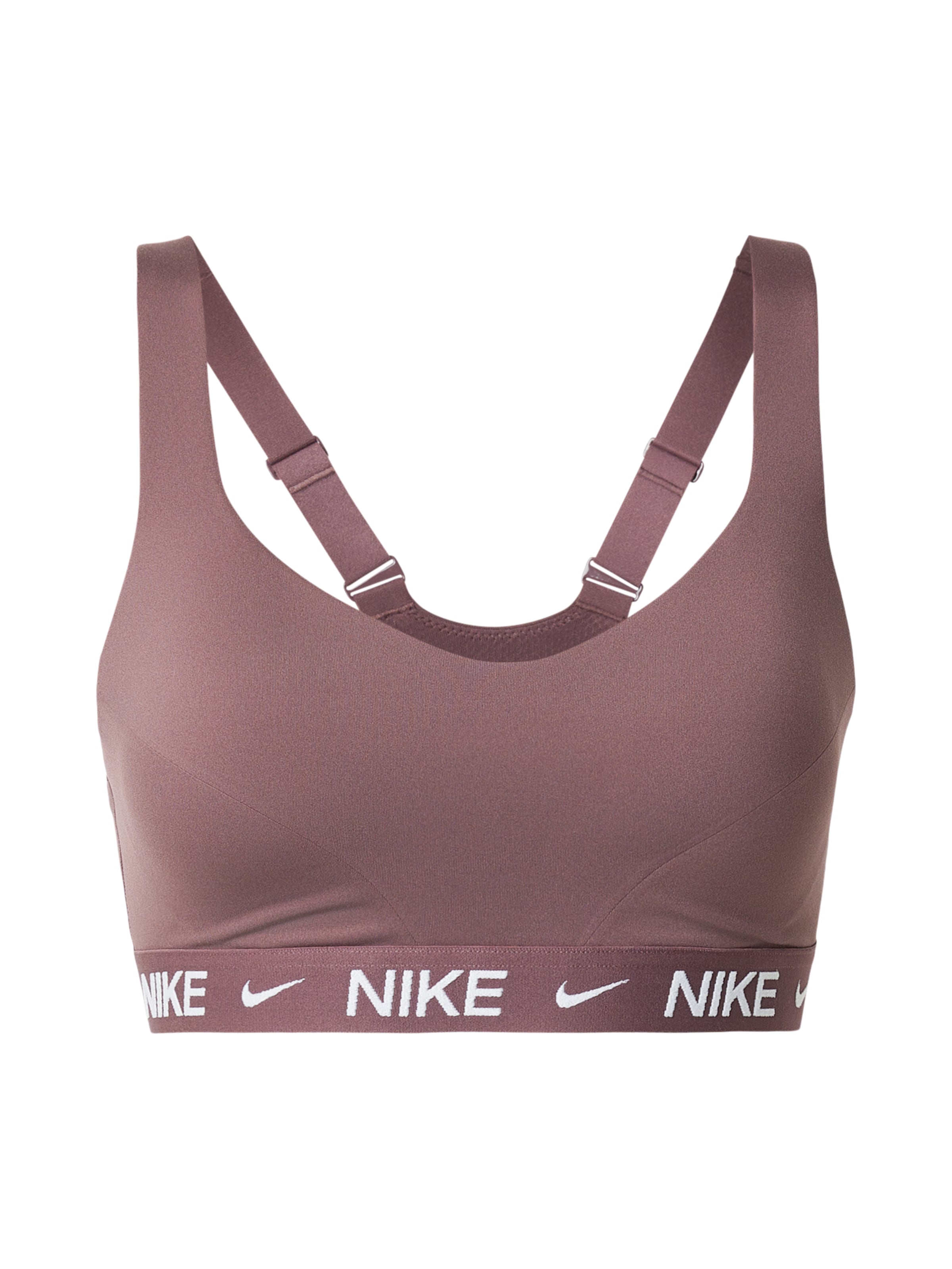 Bustier Soutien-gorge de sport 'INDY' NIKE en noir : devant