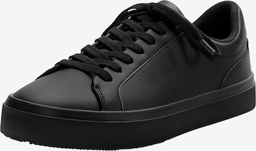 Pull&Bear Platform trainers in Black: front