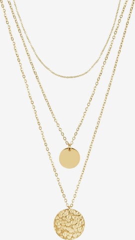 Chaîne 'Necklace Hammered' Chic by Lirette en or : devant