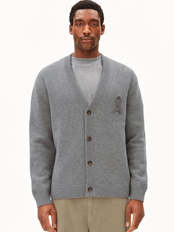 ARMEDANGELS Knit cardigan in Silver: front