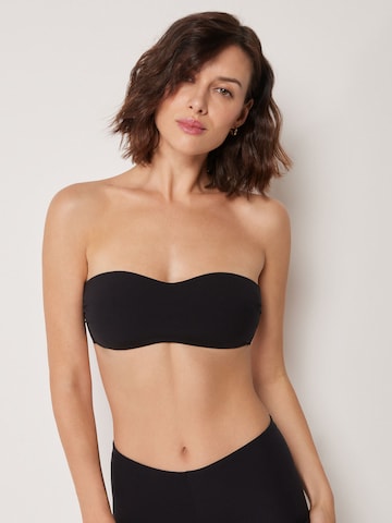 CALZEDONIA Bandeau Bikini Top 'Premium Fit' in Black