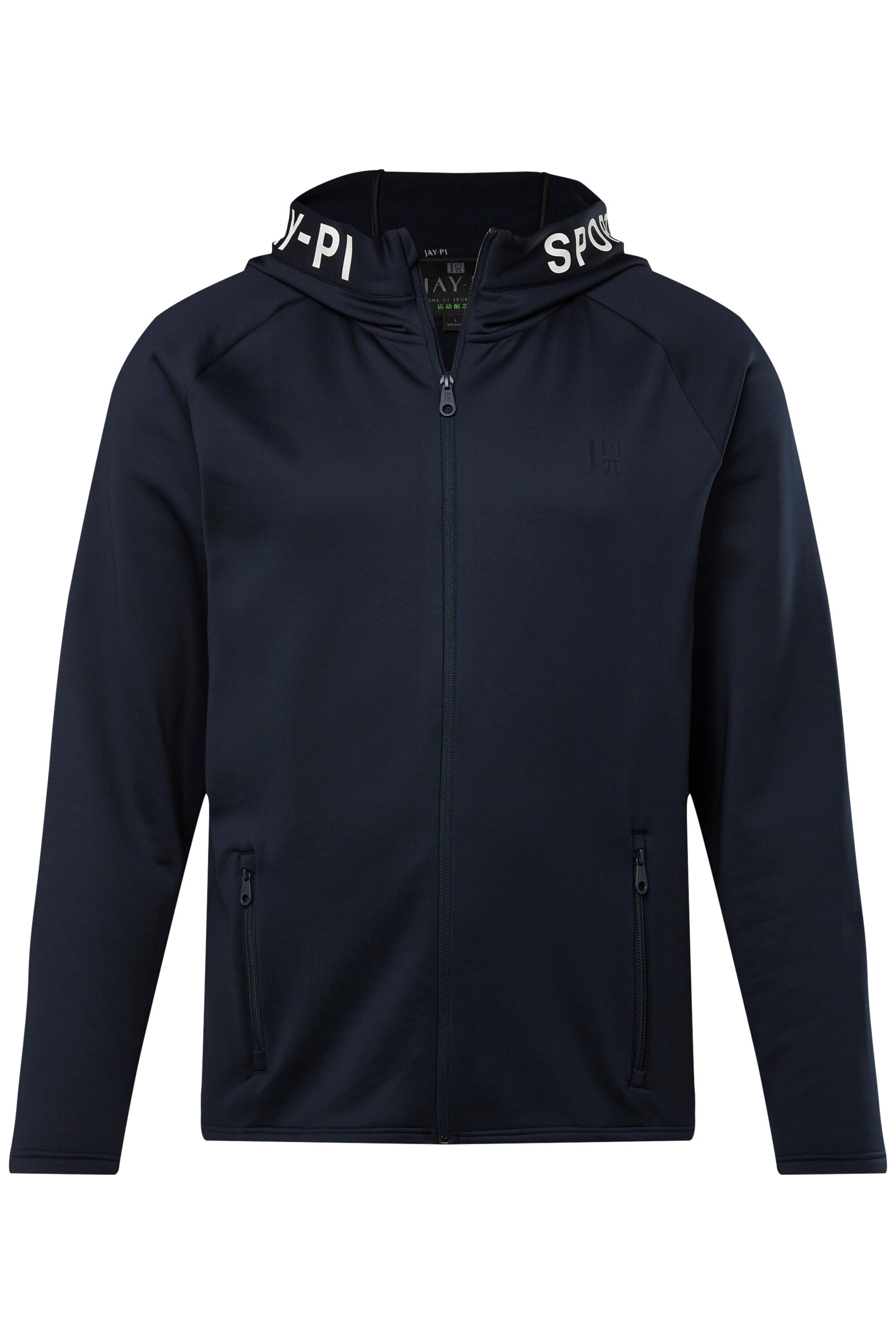 JAY-PI Sweatjacke in Blau: Vorderseite