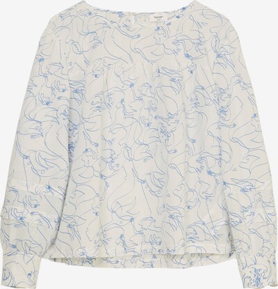 Marc O'Polo DENIM Blouse in de kleur Kobaltblauw / Wit, Productweergave
