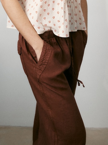 Wide Leg Pantalon Bhoem en marron