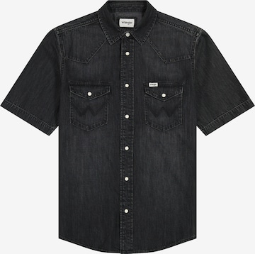 WRANGLER Hemd in Schwarz: Vorderseite