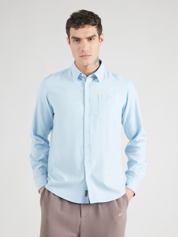 Coupe regular Chemise 'BOBBY' BLEND en bleu : devant