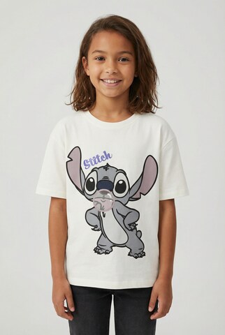 NAME IT Tričko 'NKFAkun Stitch' – bílá: přední strana