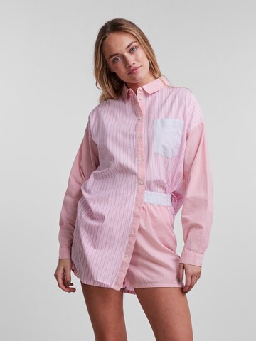 PIECES Bluse in Pink: predná strana