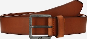 BOSS Black Belt 'Jeeko' in Brown: front