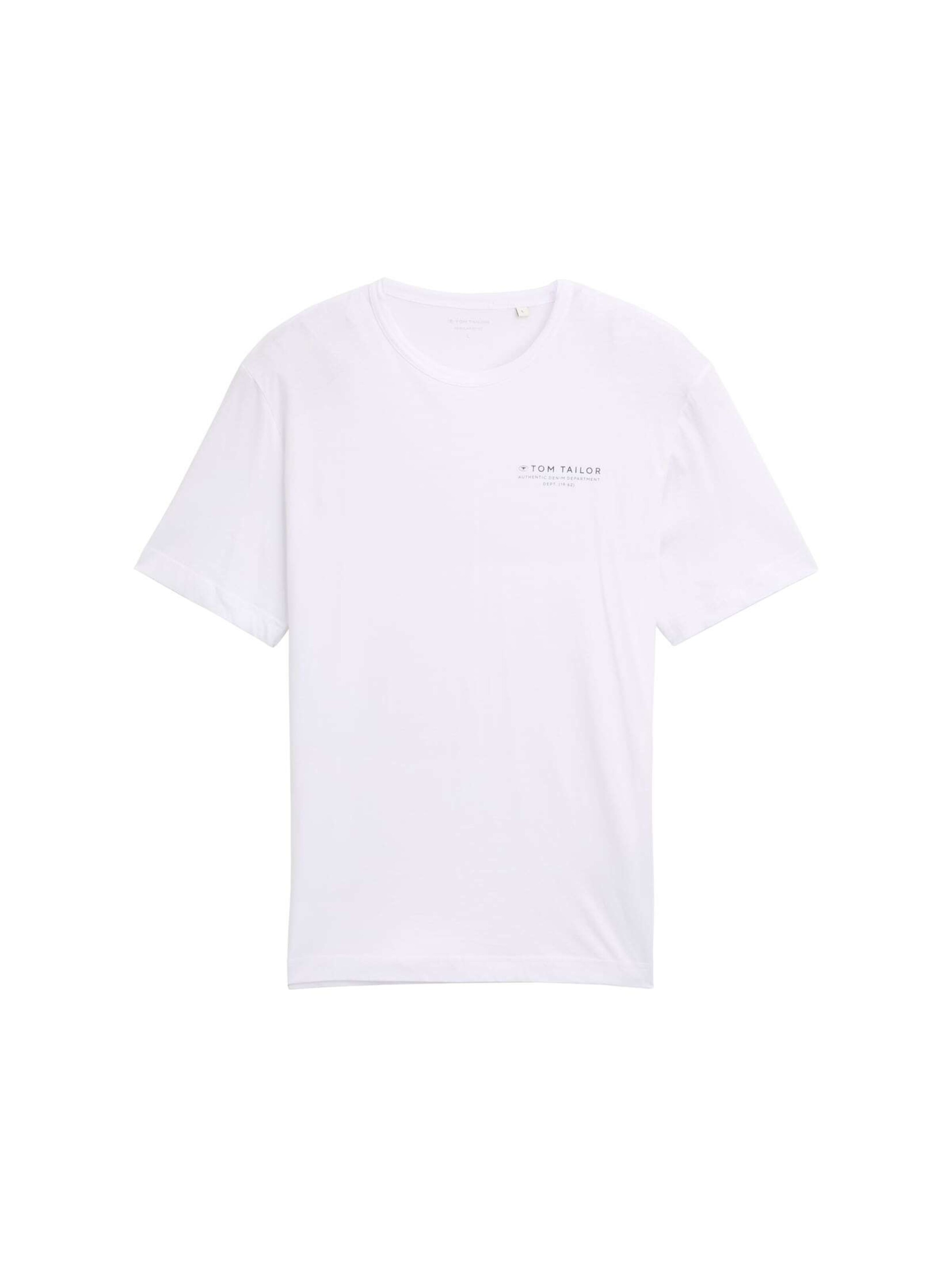 TOM TAILOR Shirt in White: front