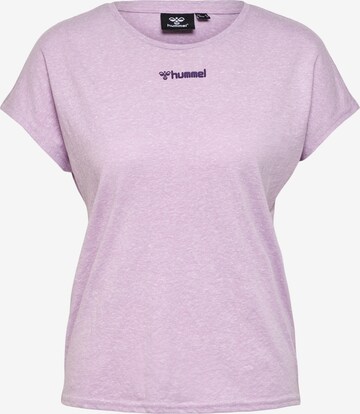 T-shirt fonctionnel 'Zandra' Hummel en violet : devant