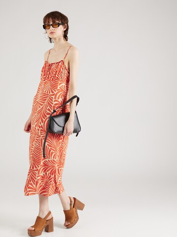 ONLY Kleid 'Nelly' in Orange