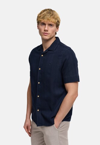 Kronstadt Regular Fit Hemd 'Sani' in Blau
