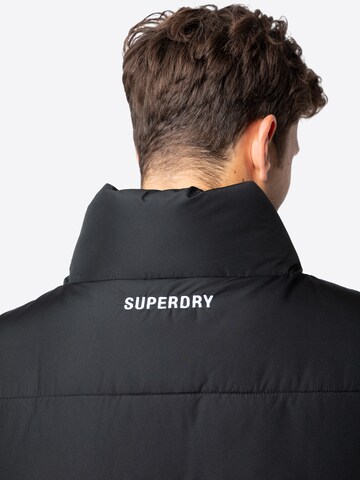 Superdry Kamizelka w kolorze czarny