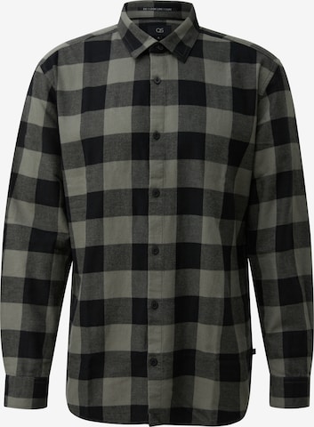 Coupe regular Chemise QS en gris : devant