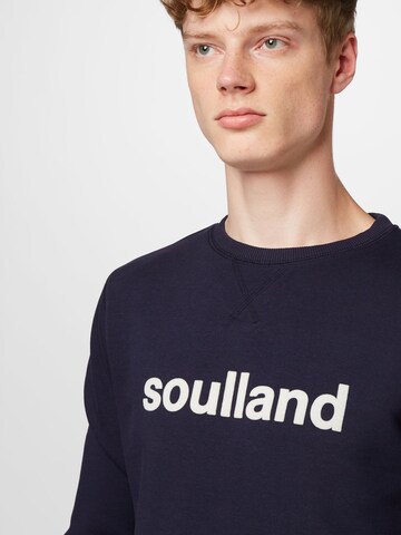 Soulland Sweatshirt in Blue