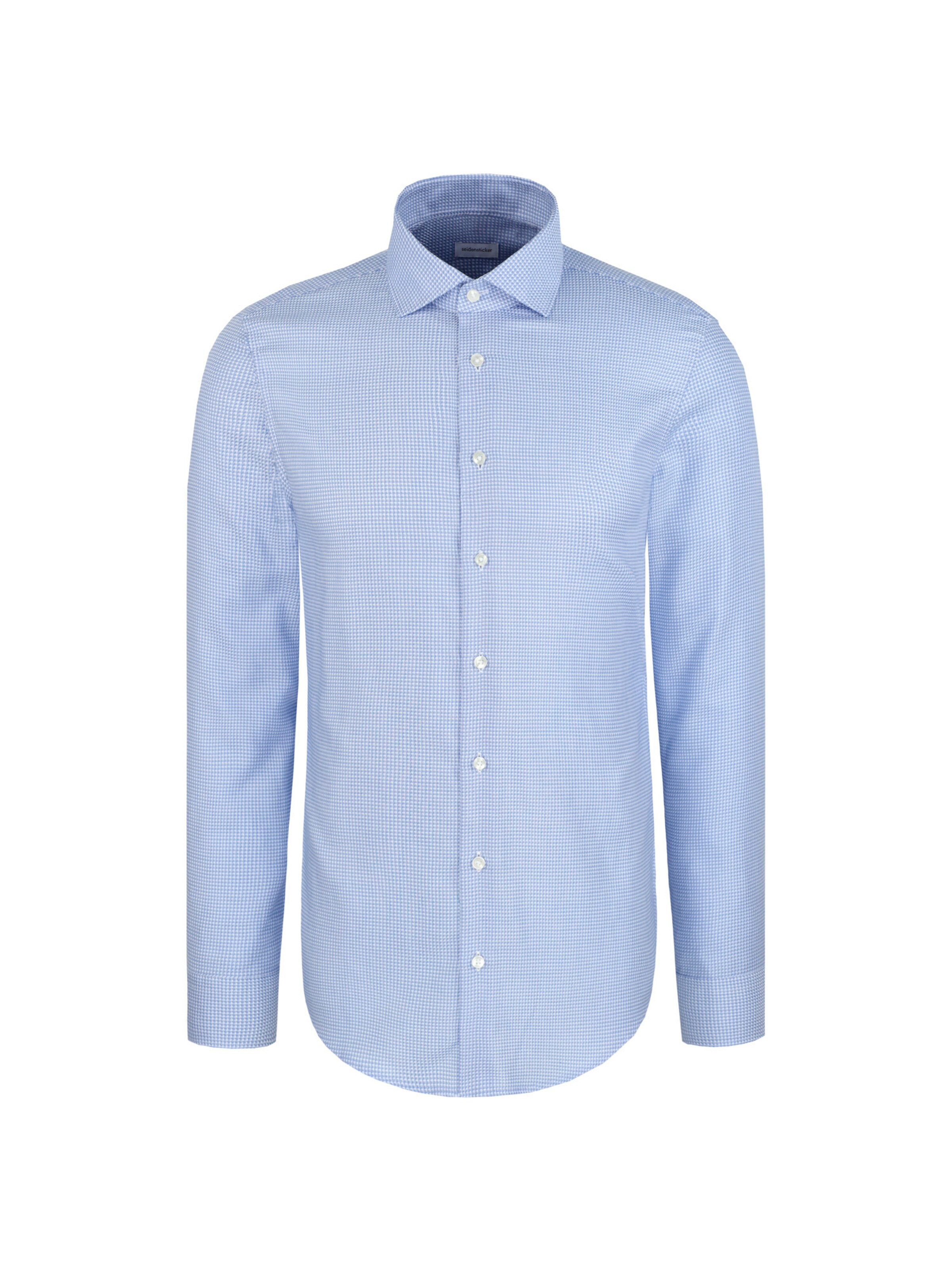 SEIDENSTICKER Regular Fit Businesshemd in Blau: Vorderseite