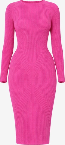 Süel knitwear - Vestido de punto 'Gabi' en rosa: frente
