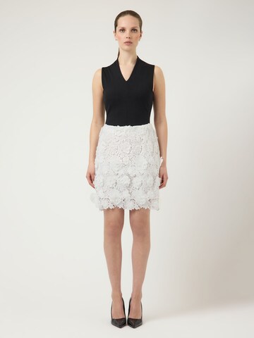 YAS - Falda 'YASBluma' en blanco