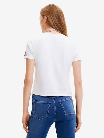 Desigual T-Shirt 'Elda' in Weiß