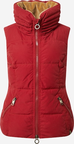 Fli Papigu Bodywarmer 'Immer Noch Reines Herz' in Rood: voorkant