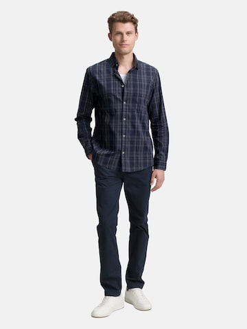 TOM TAILOR Regular fit Overhemd in Blauw
