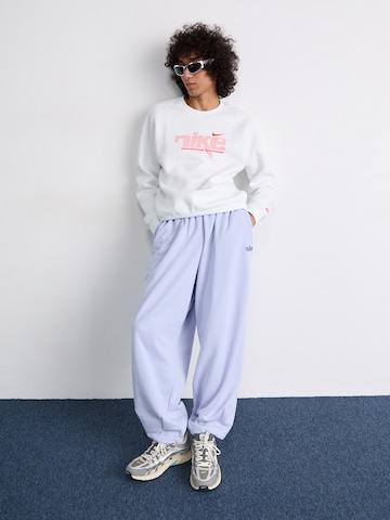 Nike Sportswear Ozke Hlače 'CLUB' | vijolična barva