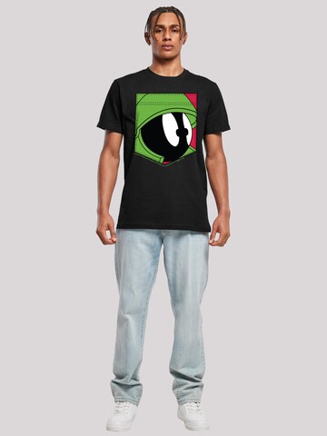Maglietta 'Looney Tunes Marvin The Martian Face' di F4NT4STIC in nero
